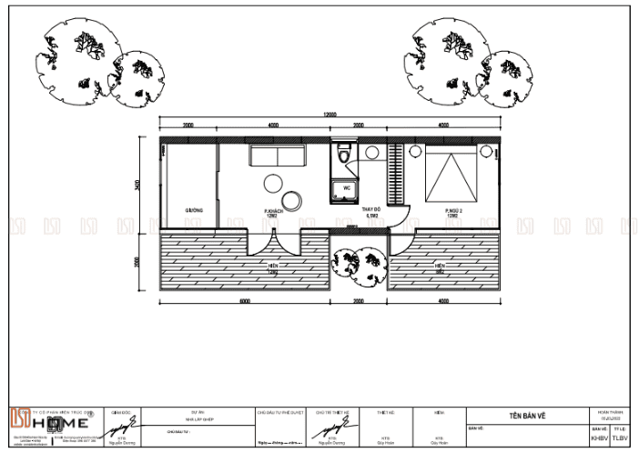 Nhà Lắp Ghép Thái Bình 40,8m2 - Ảnh 6