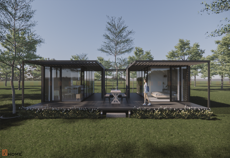 Nhà lắp ghép 99,86m2