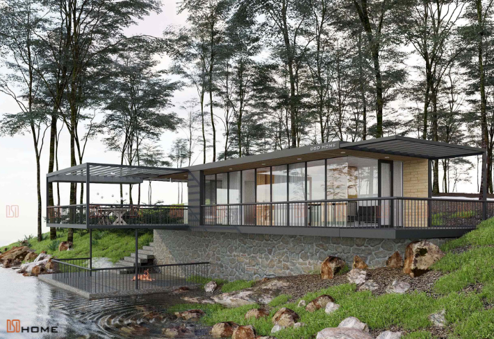 Nhà lắp ghép 52,5m2