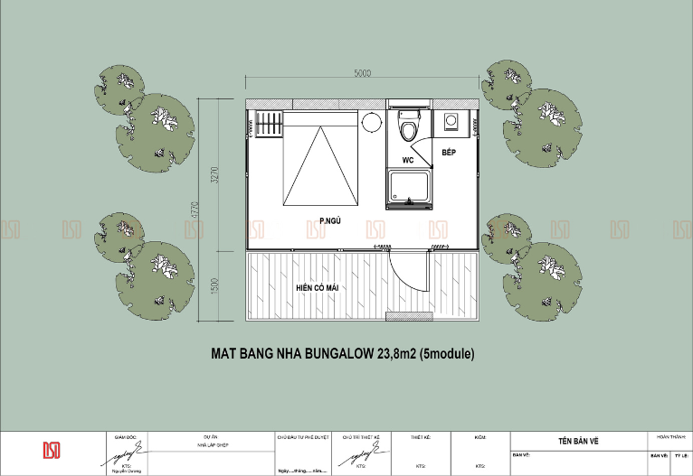 Nhà lắp ghép 23,8m2