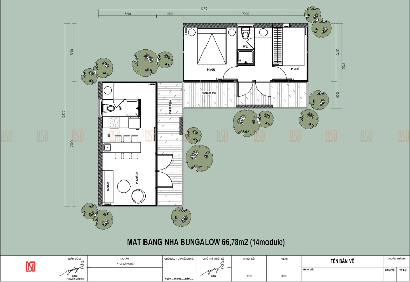 Nhà lắp ghép 66,78m2