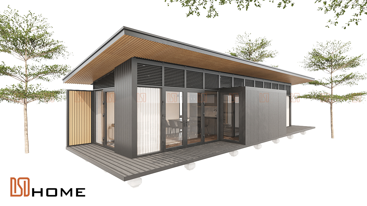 Nhà lắp ghép mái chéo dsdhome 2