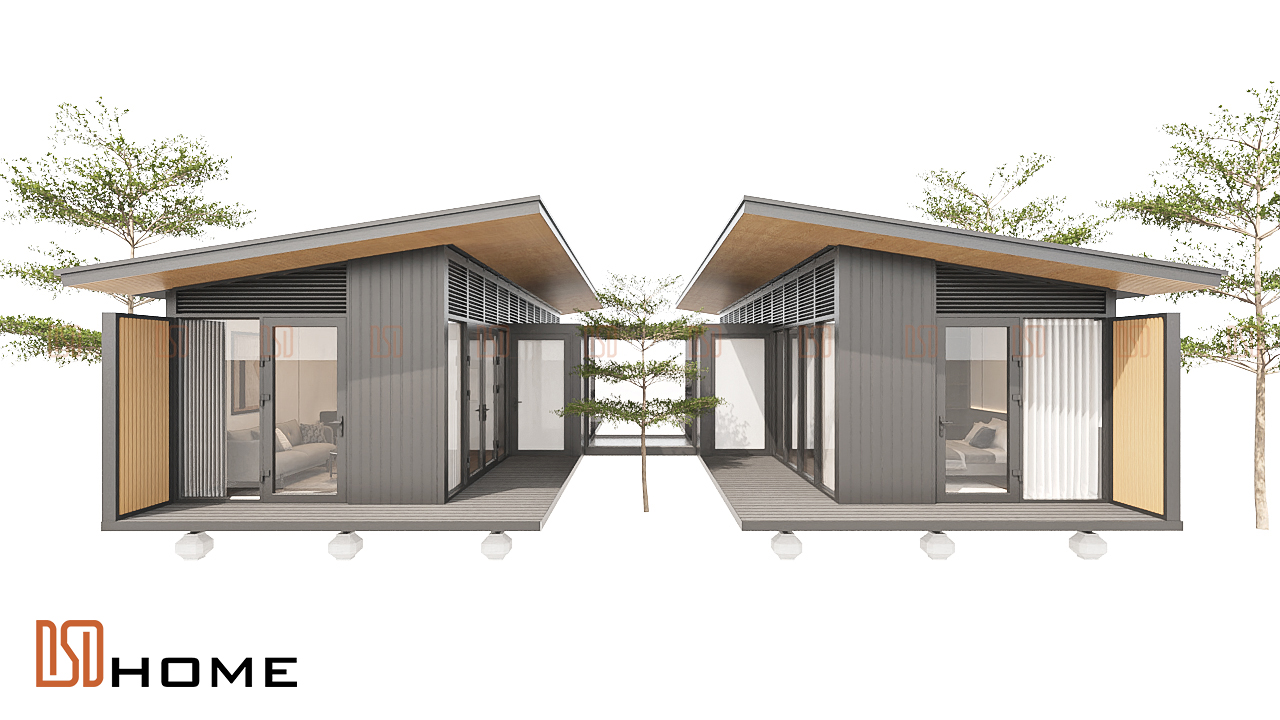 Nhà lắp ghép mái chéo dsdhome 4