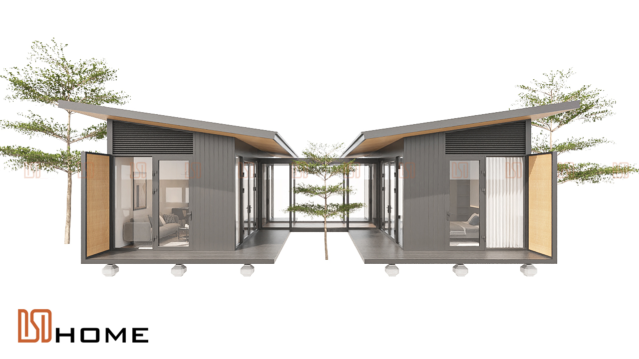 Nhà lắp ghép mái chéo dsdhome 3