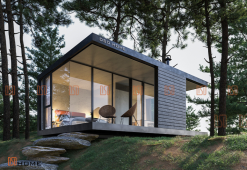 Nhà lắp ghép 1 ngủ 33,4m2