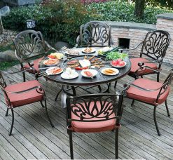 Bàn ghế sân vườn BBQ #2