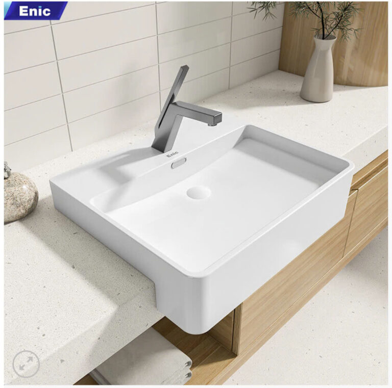 Lavabo bán âm để bàn Enic s4 #2 #3