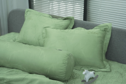 Bộ chăn ga cao cấp TE5023 giúp không gian phòng ngủ trở nên êm dịu và thư giãn hơn