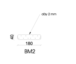 BẢN MÃ THÉP BM2