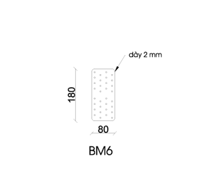 BẢN MÃ THÉP BM6
