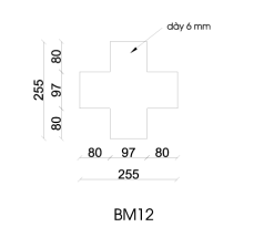 BẢN MÃ THÉP BM12
