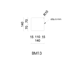 BẢN MÃ THÉP BM13
