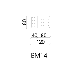 BẢN MÃ THÉP BM14
