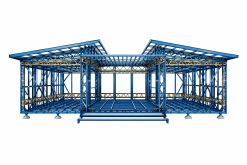 KHUNG THÉP G550 163.6M2 MÁI CHÉO CAO CẤP