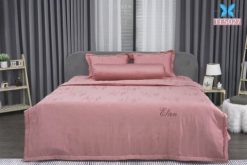 BỘ CHĂN GA TE5027 TENCEL DỆT CAO CẤP