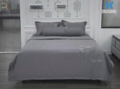 BỘ CHĂN GA GỐI TL5216 TENCEL THÊU CAO CẤP